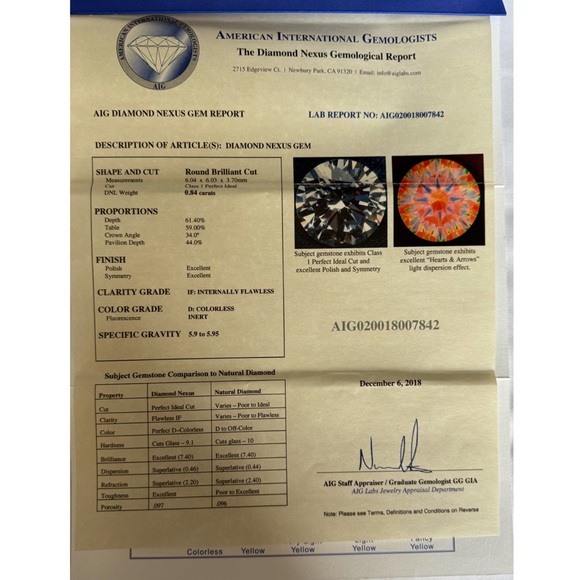 14KWG Nexus Diamond Pendant - Picture 8 of 9